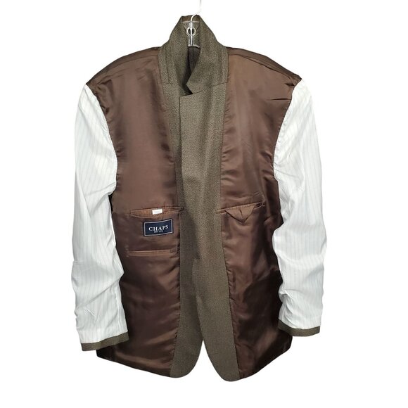 Chaps Mens 44R Blazer Sport Coat Two Button Academia Classic Business Casual - Picture 8 of 9